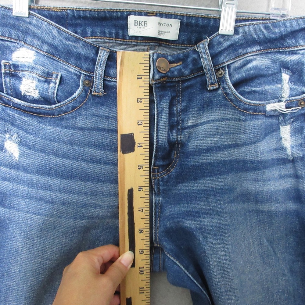 BKE Jeans 27x31.5 Payton Bootcut Distressed Universal Fit Western Everyday Y2K - Picture 6 of 9